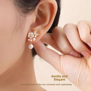 Freshwater Pearl Light Luxury Ear Studs Gift
