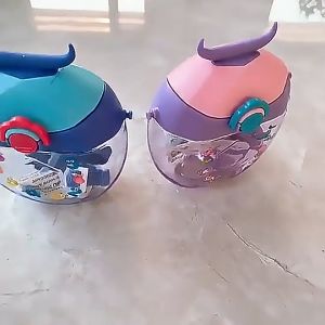 Tempat Minum Lucu Botol Minum Tali Anak-Anak 2555 BPA FREE 400ml