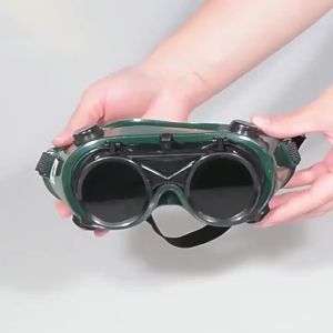 Lightweight Anti-Glare Welding Goggles Dust Proof Chemical Resistant Safety Glasses for Student Welding Training Courses