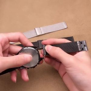 Milanese Loop For Amazfit Active 2 Magnetic Strap For Amazfit Balance/Cheetah Square/Round/Pro Band GTR GTS 2 3 4 Min 20mm 22mm