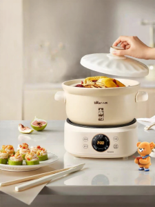 [China Plug Adapter Needed] Bear | Fast Cooking Multi-functional Electric Cooker