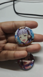 Happy House || Horse Girl Racing Anime Inspired Button Pins || 32mm and 58mm Pins