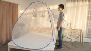 มุ้งกันยุง มุ้งสปริงกาง 5-6-7 เต็นท์มูลคุณสมบัติ กางแสงสวยงาม กาฬ่เก็บ