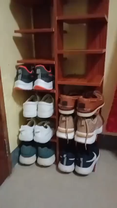 TENDO Wooden Storage Box Shoe Rack High Quality Shelves Shoe Cabinet Storage Rack With Drawers