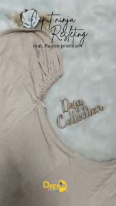 Defa Ciput dalaman kerudung iner ninja resleting zipper bahan kaos rayon premium menutup leher dan dada anti tembem