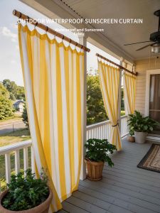 Outdoor UV Protective Divider Curtain