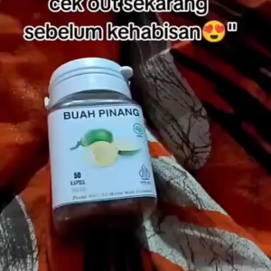 Buah Pinang Muda 100% Original Kapsul Herbal Asli Halal & BPOM MUI 00140016360701 Bahan Alami Tanpa Efek Samping