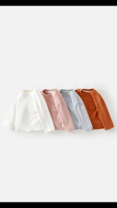 Canacana 6M-4Y Baby Boy Girl Kids Long Sleeve Shirt Top Baju Panjang Budak Lelaki Perempuan 1116