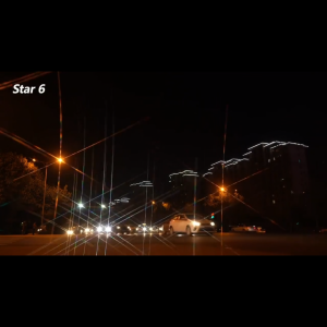 Sundaymall Star Filter by DHD ฟิลเตอร์เพิ่มเอฟเฟ็กซ์แสงแฟลร์ 4/6/8 แฉก HD Slim Star Filter