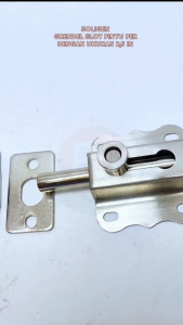 Grendel Per SOLIGEN 25 in / Grendel Per Slot Pintu kamar mandi / Grendel Per Jendela Stainless Steel SOLIGEN Kuat Tahan Lama Tahan Karat