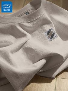 Jeanswest | Summer American Style Casual Mens Short Sleeve T-Shirt Cotton