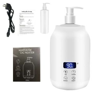Màn Hình LED Hiển Thị Máy Làm Nóng Tinh Dầu 110-240V Điều Chỉnh Nhiệt Độ Massage Dầu Ấm Cho Cơ Thể Thư Giãn Trắng/Đen