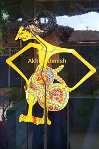 wayang kulit arjuna/janoko//asli kulit sapi//kualitas bagus//ukuran standar