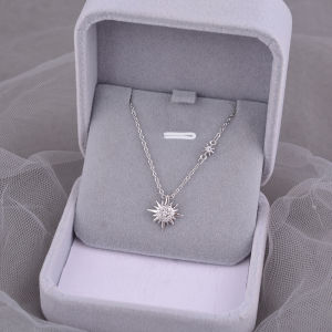 925 Pure SilverHexagram Necklace Women 2025 New Luxury Hidden Chain Engravings Korean Fashion Fine Jewelry Lockbone Chain