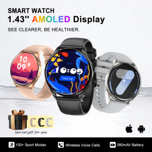 Blackview X20 Sports Smartwatch 1.43 HD Screen Bluetooth Call Watch Health Monitoring Fitness Tracking Watches for Men Women