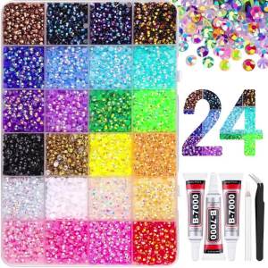 Resin Jelly Rhinestones Bedazzling Kit Flatback Crystals Flatback Gems for Diamond Art Diamond Art Kits for Adults