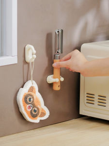 Silicone Kitchen Hook Holder Toothbrush Razor Storage Rack No Drilling Required Adhesive Wall Mount for Utensils And Accessories