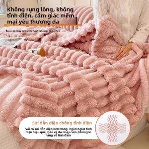 JIFANPAUL | Winter Thickening Rabbit Fur Blanket