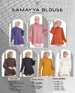 [BISA COD]SAMAYYA TUNIK NADHEERA LUXURY/TUNIK POLOS/SAMAYA/SAMMAYA/SAMAIYA/SAYA/SAMAIZA/TUNIK/BAJU KERJA WANITA/TUNIC