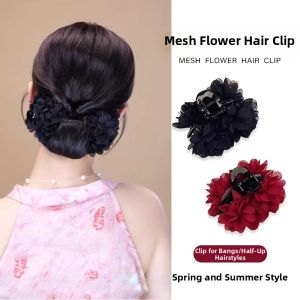 Rose Flower Clip Barrette Hair Clip