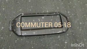 ถาดวางของ ถาดวางของอเนกประสงค์หน้ารถตู้ รุ่นหลังคาสูง V2 คาร์บอน รถตู้ โหม่งน้อย TOYOTA COMMUTER 2005 - 2018 ใส่ร่วมกันได้ A