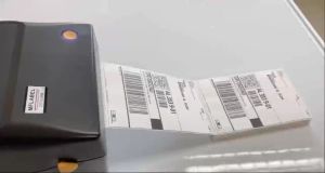 A6 Thermal Label Paper Roll Airway Bill Sticker Fold Stack AWB Consignment Note(500pcs/fold)100x150mm (Ship from Malaysia)