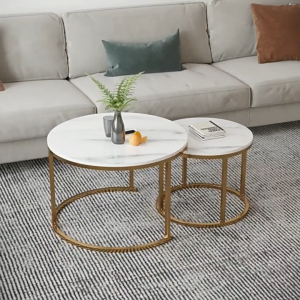 EURAKE Ins Style Coffee Table Nested Coffee Table Household Coffee Table Multifunctional Coffee Table Sofa Side Table