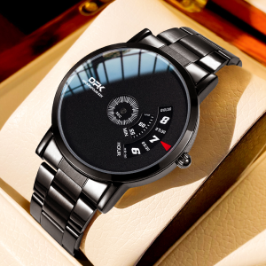 OPK Jam Tangan Pria Dewasa 2024 Anti Air ORI Terbaru Original Asli Cowok Stainless Steel Luxury Bisnis Kasual Quartz Watch Free BOX