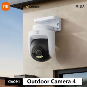 Xiaomi | Xiaomi Outdoor Camera 4 Wi-Fi Security Camera 4K 8MP Full-Color Night Vision Human Vehicle Detection Sound Light Alarm Mijia APP