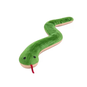 Corduroy Snake Pet Toy Built In Crinkle Sound Interactive Kitten Kick Toy Bite Resistant Play Toy 16.5 Inches For Cats Small Dog