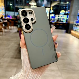 Skin Touch Ultra Thin Slim Hard PC Matte Case for Samsung Galaxy S26 S25 Edge S24 Ultra S25FE Wireless Charging Magnetic Cover