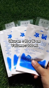 Kantong Pendingin Gel Es Kemasan 200ml - Blue Ice Dry ES - 4 Pcs - Original ZonaMoll