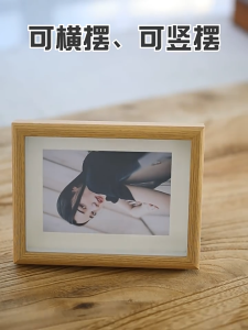[SG Stock]3D hollow1.5cm Wooden Photo Frame Desktop Wall Display Birthday Graduation Photos Christmas Gift DIY