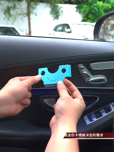 Car Card Holder 6-in-1 Storage System for Credit IDs Toll Cards Cash