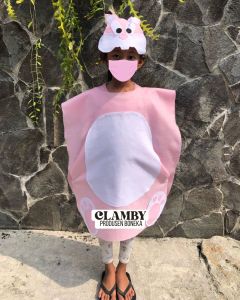 Kostum Hewan Flanel Anak Karnaval Unik Cosplay Binatang