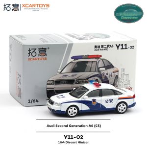 XCARTOYS | Simulation Alloy Police Car Model 1/64