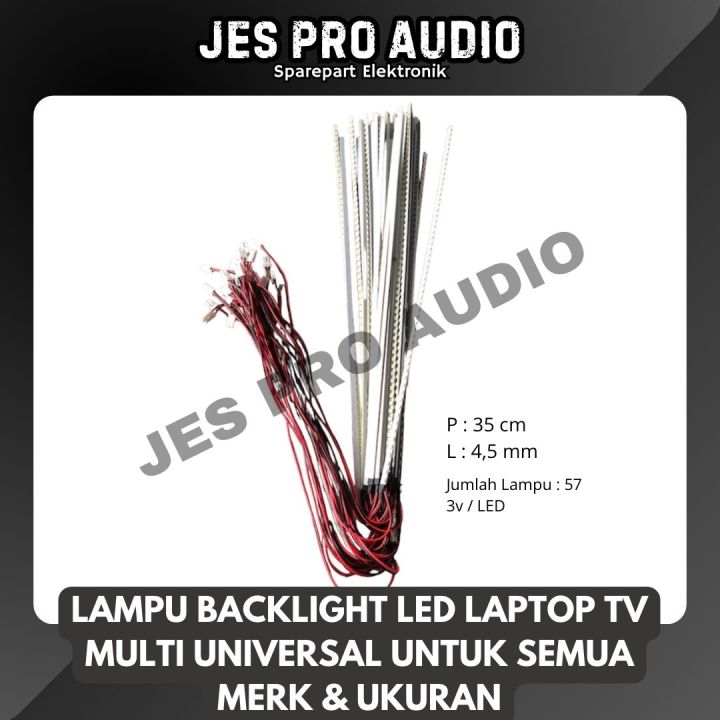 LAMPU BACKLIGHT LED  LAPTOP TV MULTI UNIVERSAL UNTUK SEMUA MERK & UKURAN