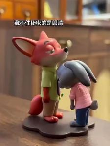 JOYCS | Couple Zootopia Plush Figures Desk Decor