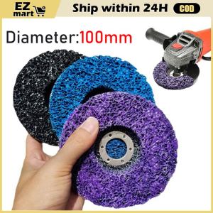 100mm Poly Strip Disc Abrasive Wheel Paint Rust Remover Cleaning Grinder Wheel Flap Disc for Angle Grinder Rust Removal Cleaning Polishing Wheel
