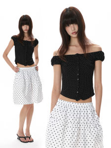 VATTY | Áo Thun Không Tay In Đốm Bohemian