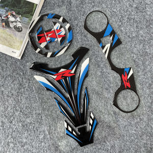3D Motorcycle Fuel Tank Pad Fork Triple Tree Upper Clamp Protector Reflective Sticker for GSXR GSX-R 600 750 1000 K11 K8 K7