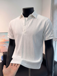 Vintage Elegant Breathable Mens Polo Shirt
