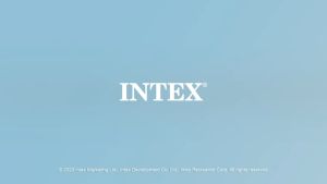 Kasur Tiup Double Intex 64762 BUILT IN FOOT PUMP Durabeam 1.91m x Lebar 1.37m x Tinggi 25cm