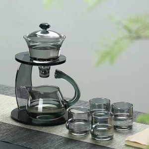 Induction Automatic Borosilicate Glass Tea Set Home Brewing