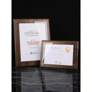 Wooden Certificate Frame Home