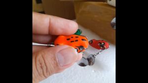 soft frog 3 cm titik umpan gabus kocolan pancing modern