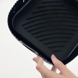 Khay Silicon Dùng Cho Nồi Chiên Không Dầu Có Vách Ngăn Thân Thiện Với Môi Trường Chống Dính Dụng Cụ Nấu Gà Rán Cho Nồi Chiên Không Dầu