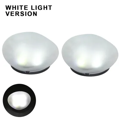 Easy Install Solar Garden Lights Outdoor 4 Bright LEDsIP65 Waterproof Solar Powered Stone Light，For Outdoor Decoration