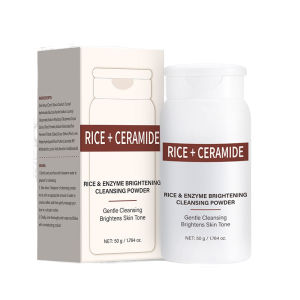 SAUVASINE | Rice Enzyme Brightening Cleansing Powder Exfoliating Powder to Foam Cleanser Smooth TextureHydrating & Gentle Skin Care 50g