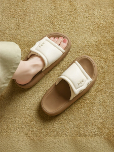 Josiny | Thick-soled Sandals Soft Bottom 1-word Design Casual Pregnant Women Flip Flops